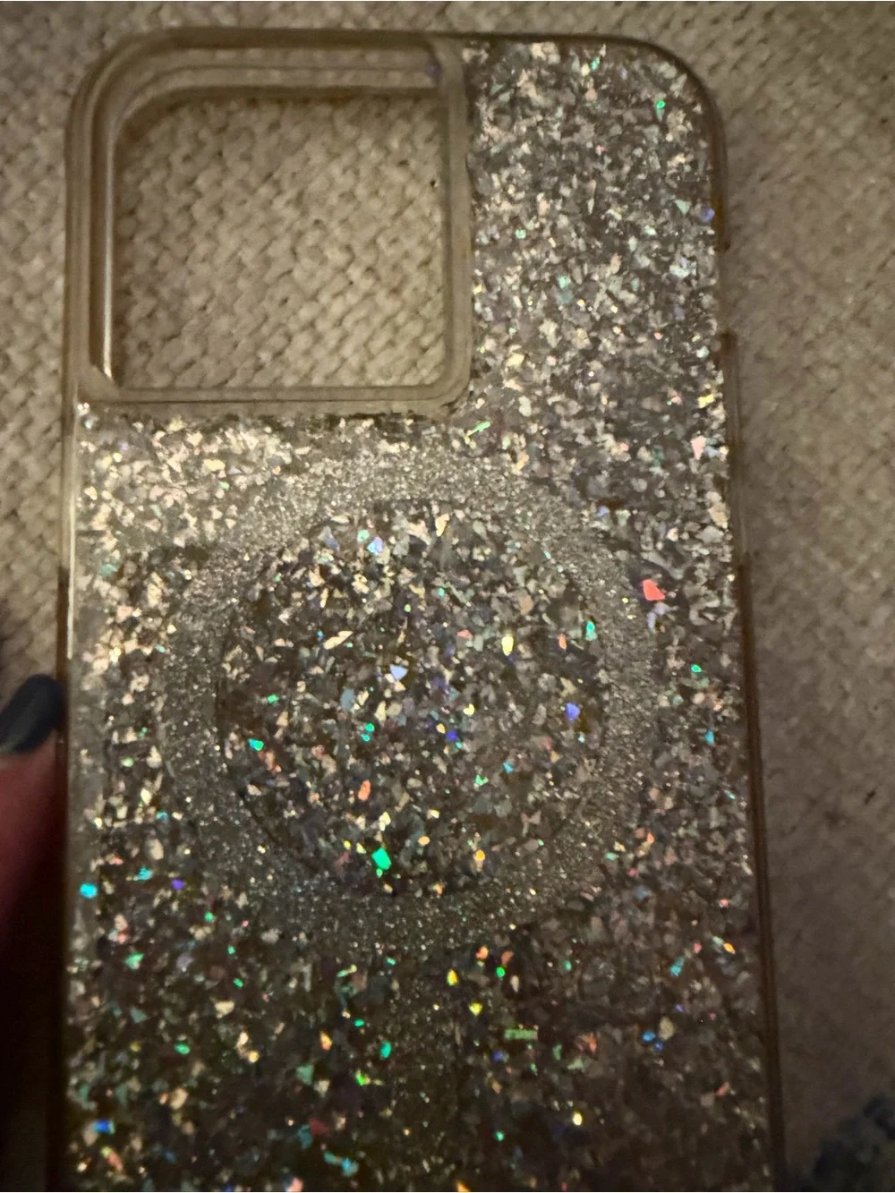 case-mate sparkling silver